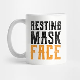 Resting Mask Face  funny mask Funny Mask funny masks for girls Mug